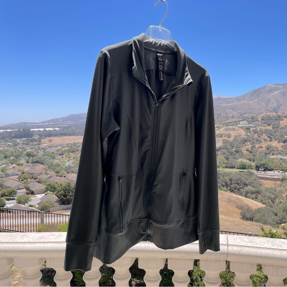 Forest Green Polyester Jacket - image 1